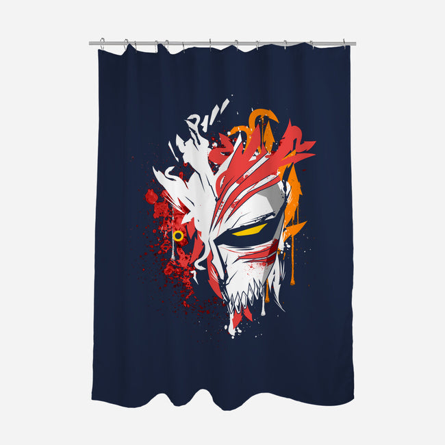 Hallow Style-none polyester shower curtain-InkOne