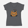 Hallowatari!-womens v-neck tee-Raffiti