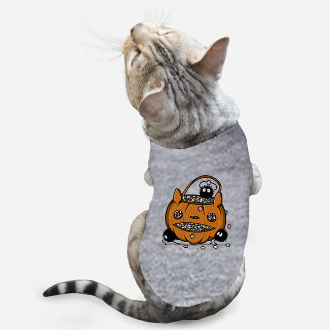 Hallowatari!-cat basic pet tank-Raffiti