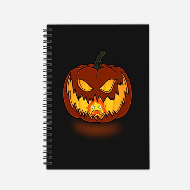 Halloween Flame!-none dot grid notebook-Raffiti