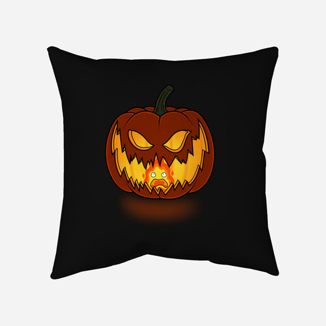Halloween Flame!-none removable cover w insert throw pillow-Raffiti