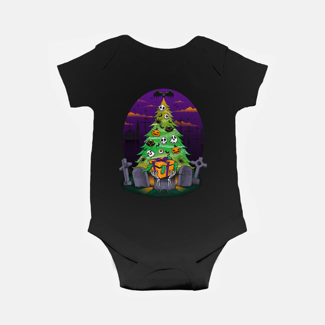 Halloween Is My Xmas-baby basic onesie-tobefonseca