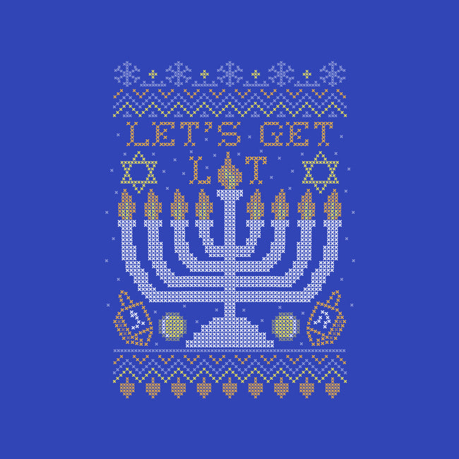 Hanukkah Is Lit-none polyester shower curtain-beware1984