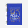 Hanukkah Is Lit-none dot grid notebook-beware1984