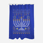 Hanukkah Is Lit-none polyester shower curtain-beware1984