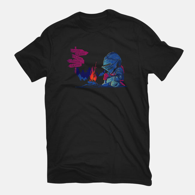 Hard Roads Ahead-unisex basic tee-Donnie