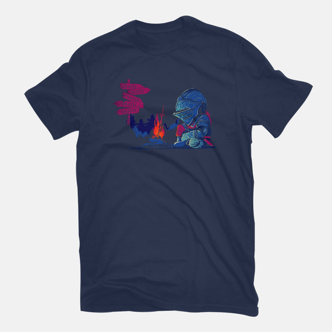 Hard Roads Ahead-unisex basic tee-Donnie
