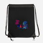 Hard Roads Ahead-none drawstring bag-Donnie