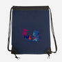 Hard Roads Ahead-none drawstring bag-Donnie