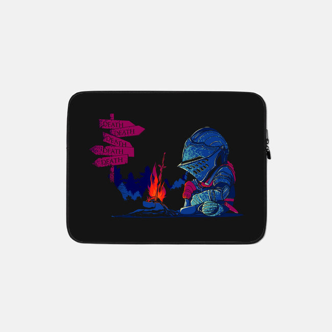 Hard Roads Ahead-none zippered laptop sleeve-Donnie