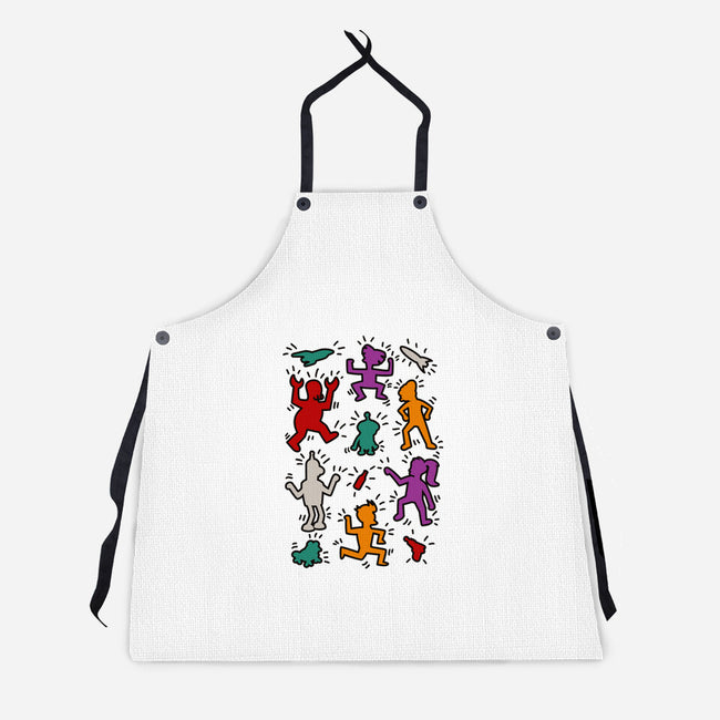 Haring Future-unisex kitchen apron-ducfrench