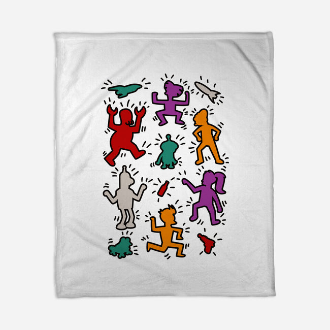 Haring Future-none fleece blanket-ducfrench