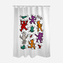 Haring Future-none polyester shower curtain-ducfrench