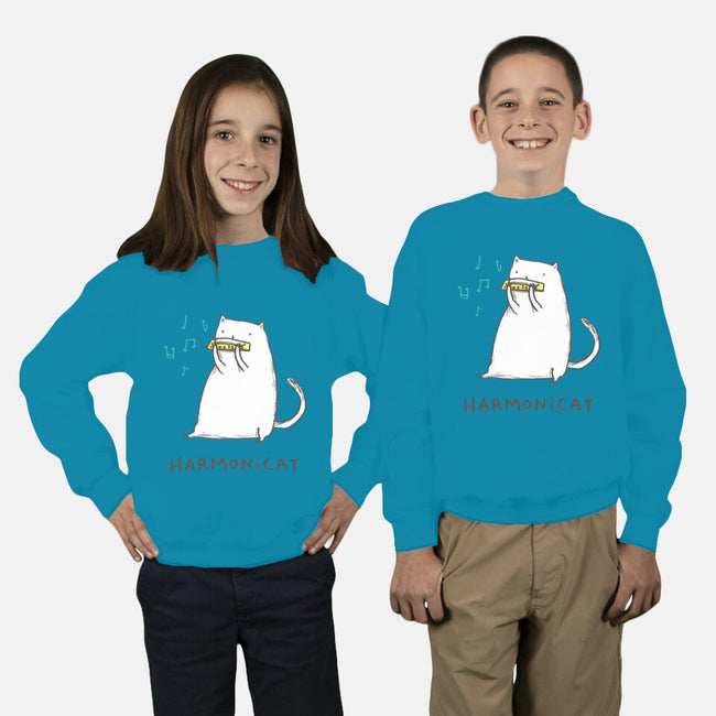 Harmonicat-youth crew neck sweatshirt-SophieCorrigan