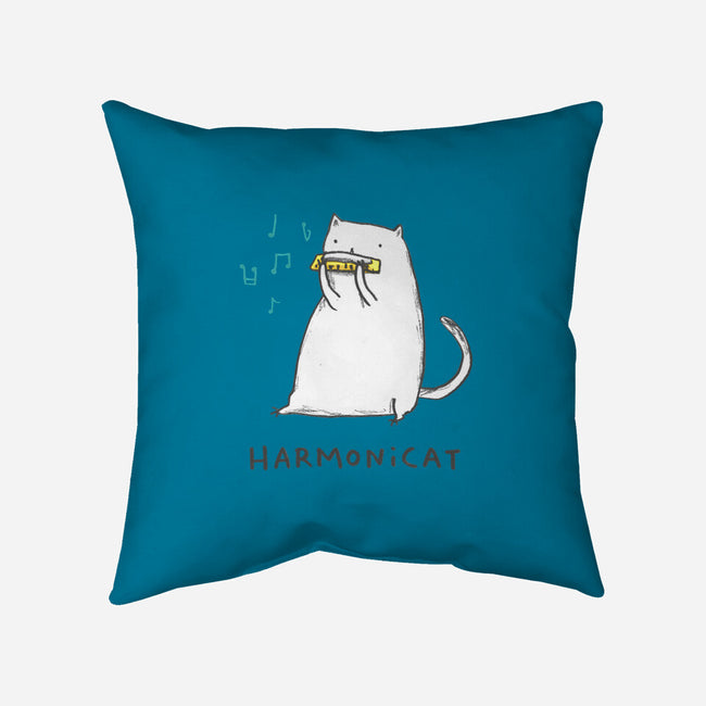Harmonicat-none removable cover w insert throw pillow-SophieCorrigan