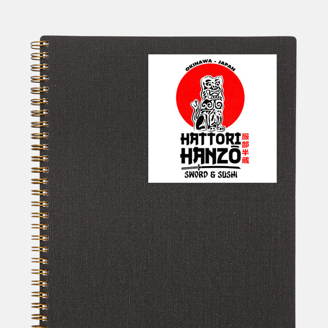 Hattori Hanzo-none glossy sticker-Melonseta