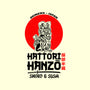 Hattori Hanzo-none removable cover w insert throw pillow-Melonseta