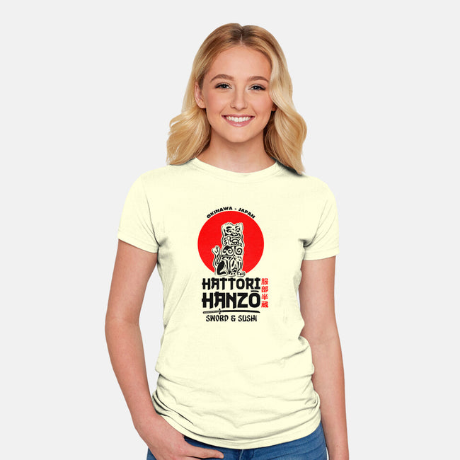 Hattori Hanzo-womens fitted tee-Melonseta