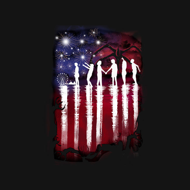 Hawkins 4th of July-none polyester shower curtain-dandingeroz