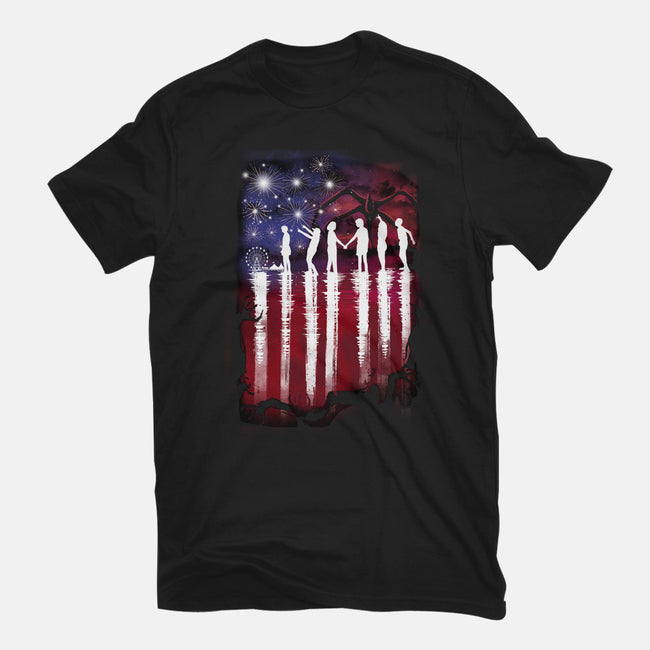 Hawkins 4th of July-mens heavyweight tee-dandingeroz