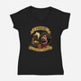 He Drinks-womens v-neck tee-dandstrbo