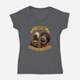 He Drinks-womens v-neck tee-dandstrbo