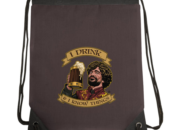 He Drinks
