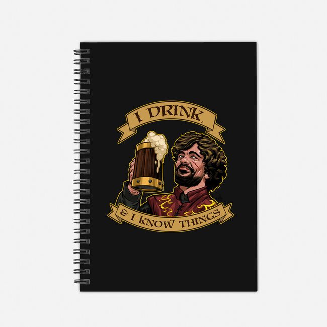 He Drinks-none dot grid notebook-dandstrbo