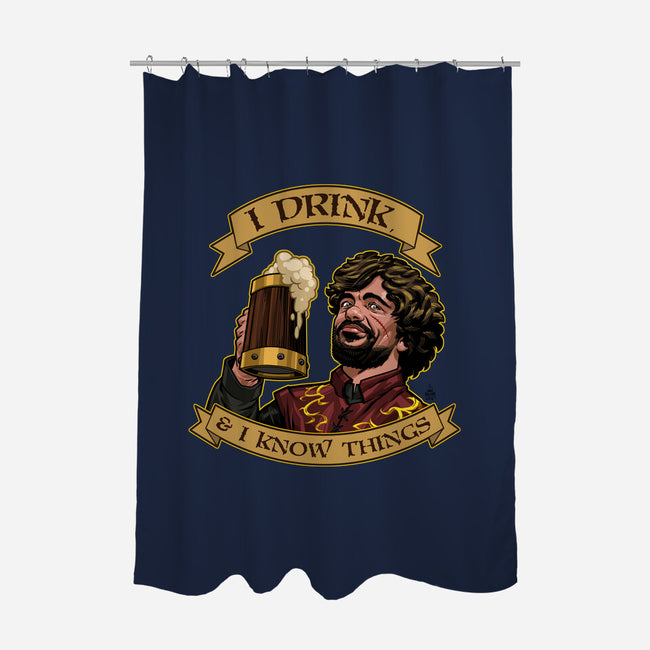 He Drinks-none polyester shower curtain-dandstrbo