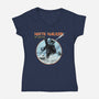 Heavy Ice-womens v-neck tee-Mathiole