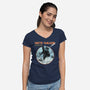 Heavy Ice-womens v-neck tee-Mathiole