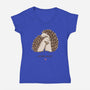 Hedge-hugs-womens v-neck tee-SophieCorrigan