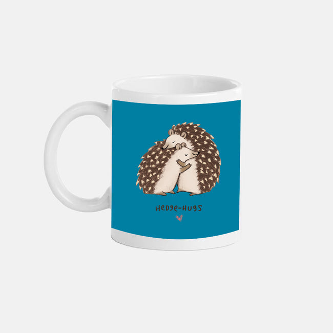 Hedge-hugs-none glossy mug-SophieCorrigan