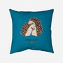 Hedge-hugs-none non-removable cover w insert throw pillow-SophieCorrigan
