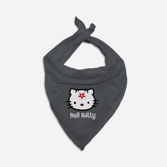 Hell Kitty-cat bandana pet collar-spike00