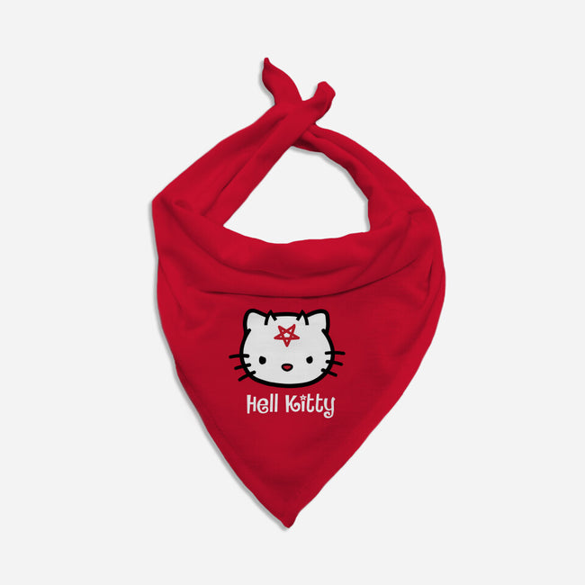 Hell Kitty-cat bandana pet collar-spike00