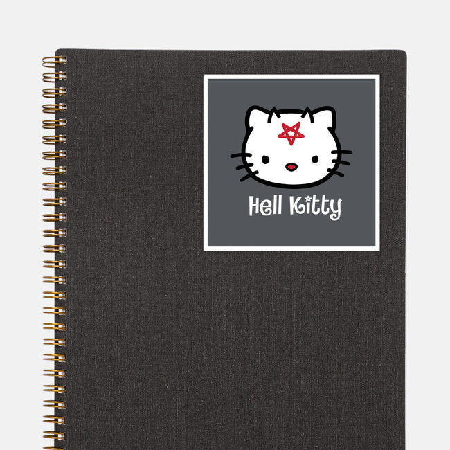 Hell Kitty-none glossy sticker-spike00
