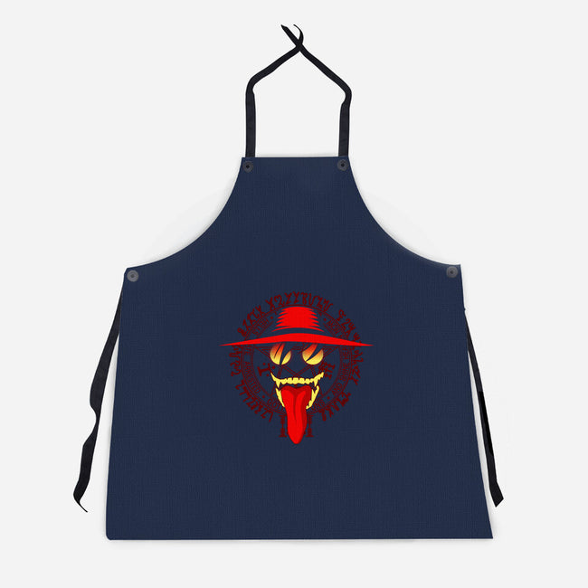 Hell Yeah-unisex kitchen apron-karlangas