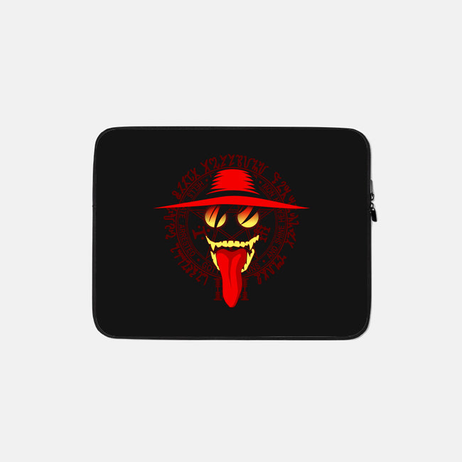 Hell Yeah-none zippered laptop sleeve-karlangas