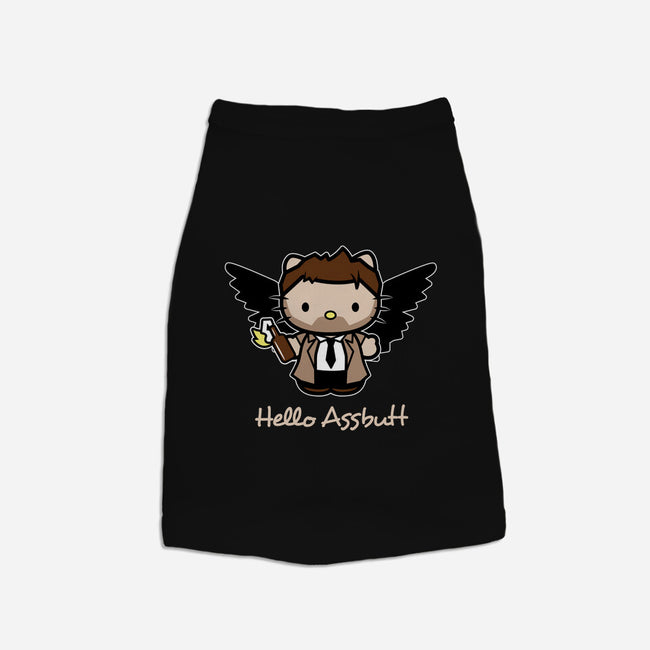 Hello Assbutt-dog basic pet tank-Matt Parsons