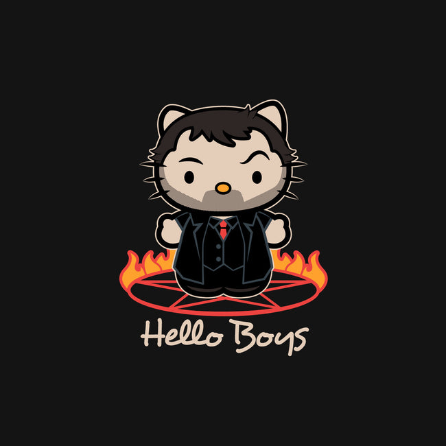 Hello Boys-womens v-neck tee-Matt Parsons