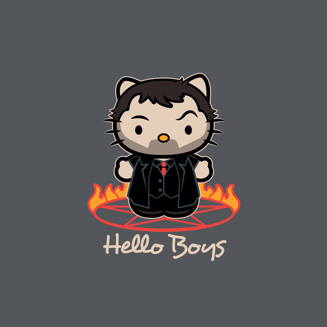 Hello Boys-none removable cover w insert throw pillow-Matt Parsons
