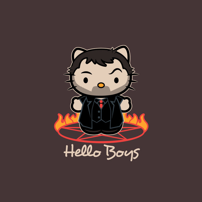 Hello Boys-none removable cover w insert throw pillow-Matt Parsons