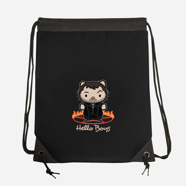 Hello Boys-none drawstring bag-Matt Parsons