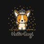 Hello Corgi-none removable cover w insert throw pillow-CorinnaSchlachter