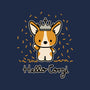 Hello Corgi-none removable cover w insert throw pillow-CorinnaSchlachter