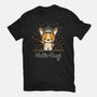 Hello Corgi-womens basic tee-CorinnaSchlachter