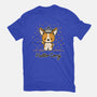 Hello Corgi-womens fitted tee-CorinnaSchlachter