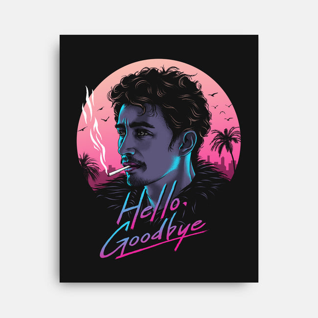 Hello Goodbye-none stretched canvas-vp021