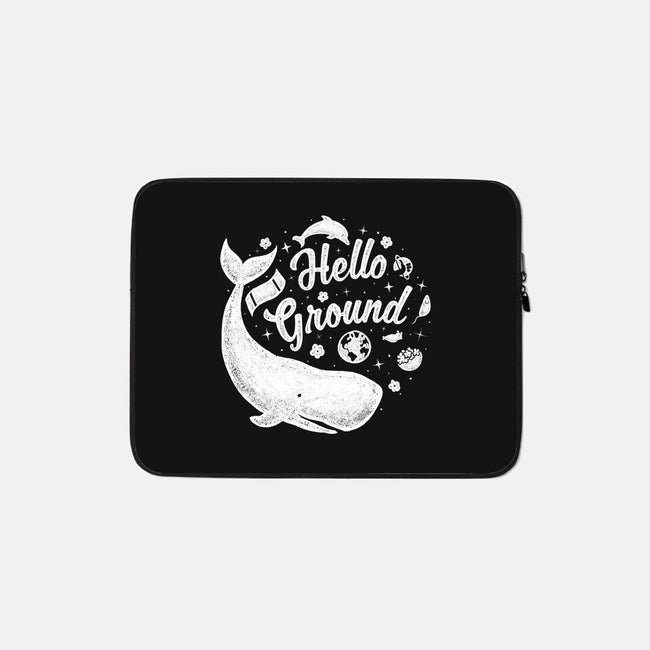 Hello Ground-none zippered laptop sleeve-LiRoVi